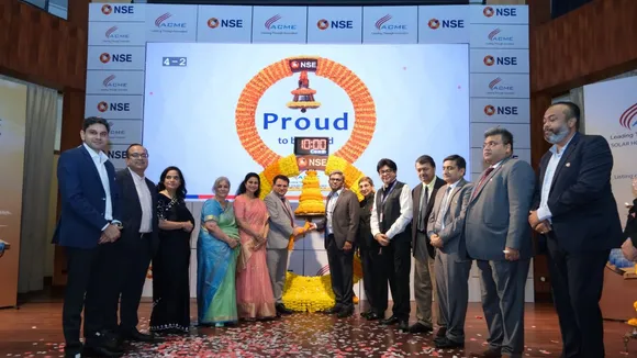 ACME Solar got listed on NSE today