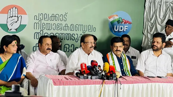 Kerala BJP leader Sandeep Varier joins Congress