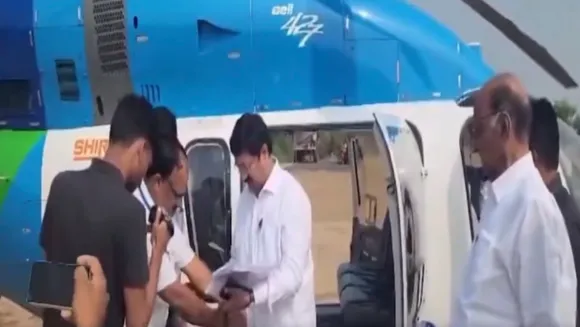 Sharad Pawar bag checked