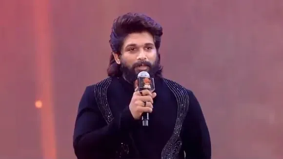 Allu Arjun at Pushpa 2 trailer launch in Patna on Sunday, November 17, 2024
