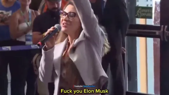 Janja Lula da Silva says fuck you Elon Musk