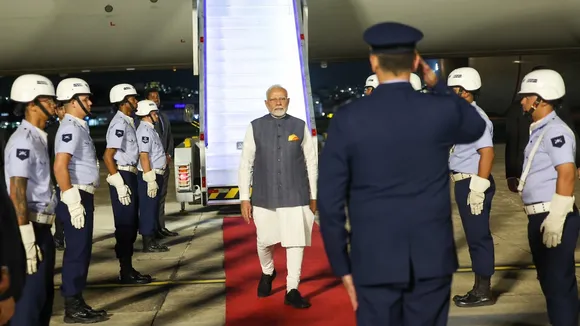 Prime Minister Narendra Modi arrives in Rio de Janeiro, Brazil, on Monday, November 18, 2024. He will take part in the G20 Summit.