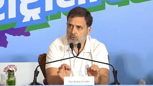 Congress leader Rahul Gandhi in Mumbai