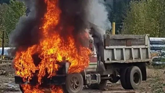 Truck Fire Incident