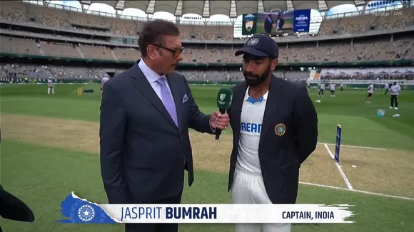 Ravi Shastri and Jasprit Bumrah