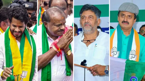 Channapatna bypolls Nikhil Kumaraswamy C P Yogeeshwara Karnataka Assembly Bypolls