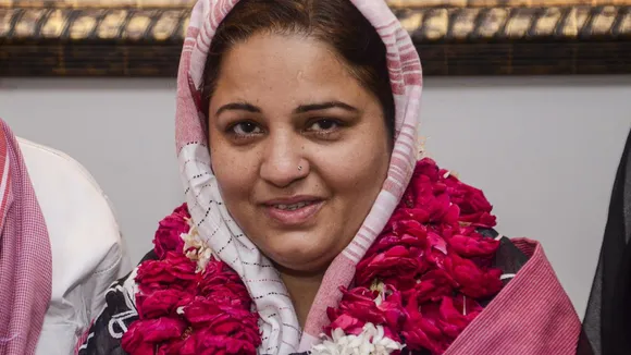 Samajwadi Party candidate Naseem Solanki