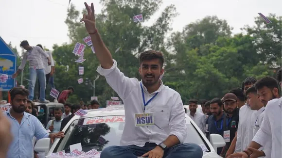 DUSU President Rounak Khatri NSUI