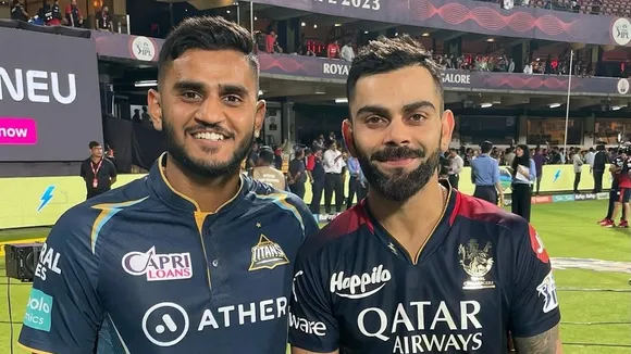 Urvil Patel with Virat Kohli (File photo)