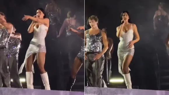 Dua Lipa performs mash-up