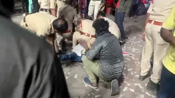 Stampede at Pushpa 2 premiere in Hyderabad
