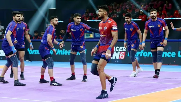 Dabang Delhi play out thrilling tie against UP Yoddhas in PKL
