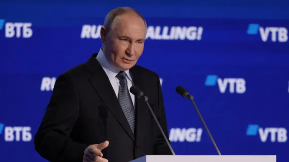 Russian President Vladimir Putin at VTB Investment Forum