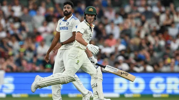 Nathan McSweeney Mohammed Siraj India vs Australia
