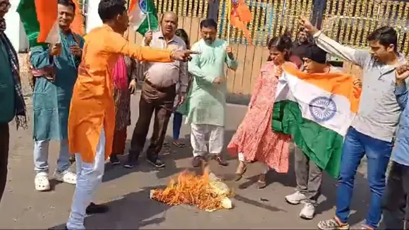 Protest Again Bangladesh in Kolkata