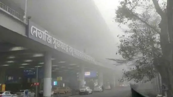 Kolkata Airport Fog