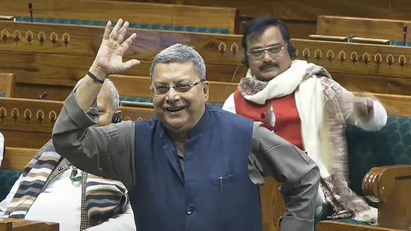 TMC MP Kalyan Banerjee in the Lok Sabha during the Winter session of Parliament, in New Delhi, Wednesday, Dec. 11, 2024.