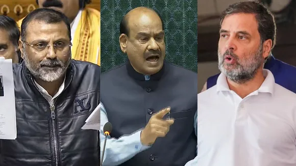 Nishikant Dubey Om Birla Rahul Gandhi