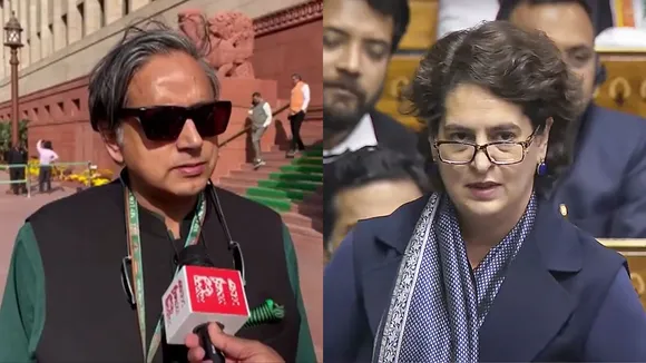 Shashi Tharoor Priyanka Gandhi