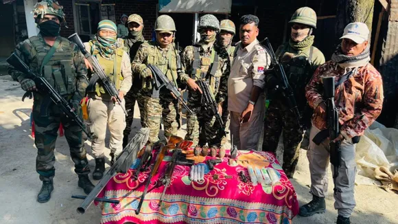 Manipur Police Kangpokpi Arms Cache