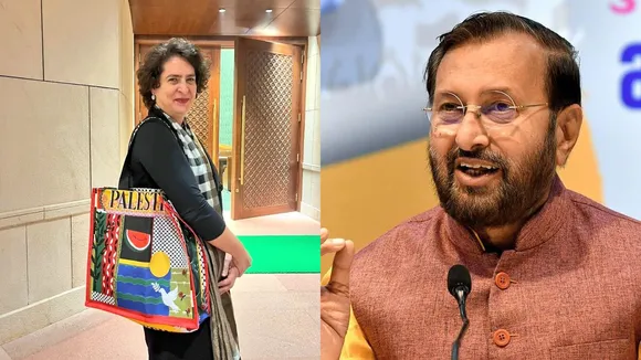 Priyanka Gandhi Prakash Javadekar