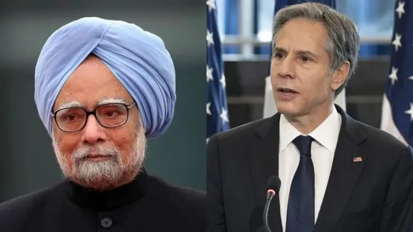 Manmohan Singh Antony Blinken