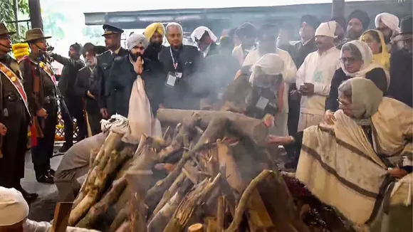 Manmohan Singh Last Rites