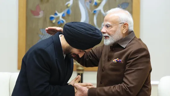 Diljit Dosanjh meets Narendra Modi on Wednesday, Jan 1, 2025.