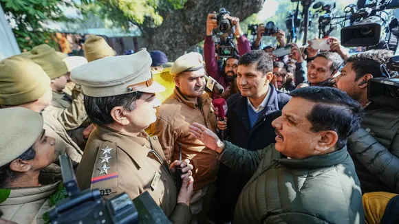 Arvind Kejriwal SheeshMahal AAP Sanjay Singh Saurabh Bharadwaj