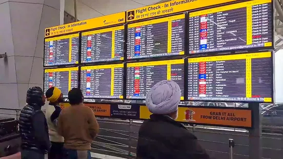 Delhi Airport Flight Delay Delhi fog