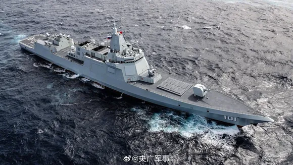 china warship