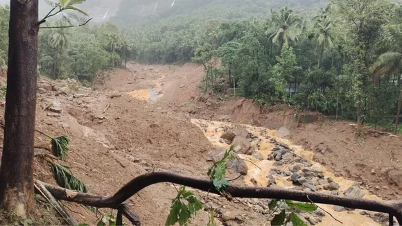 Kerala landslide image