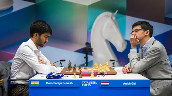 D Gukesh Anish Giri
