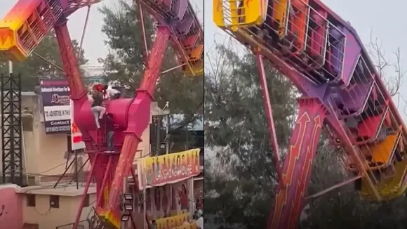Hyderabad Numaish Ride Stuck