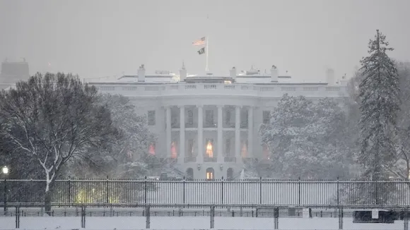 Snowfall at Capitol Hill