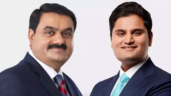 Gautam Adani, his younger son Jeet