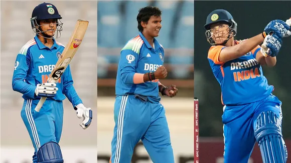 Smriti Mandhana Richa Ghosh Deepti Sharma