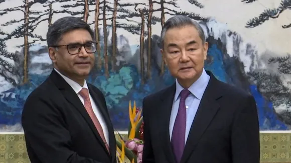 Vikram Misri Wang Yi Beijing
