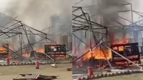 Maha Kumbh Fire News