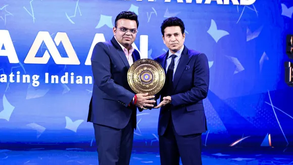 Jay Shah and Sachin Tendulkar