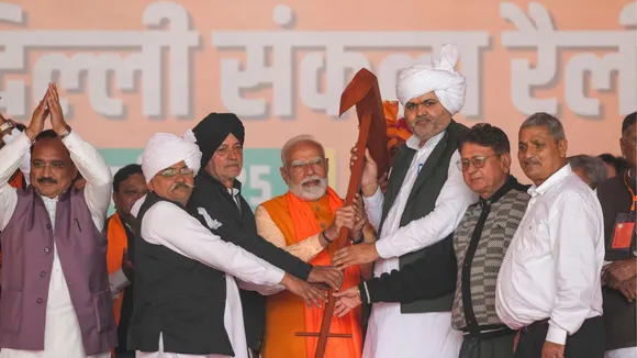 Narendra Modi rally in Delhi