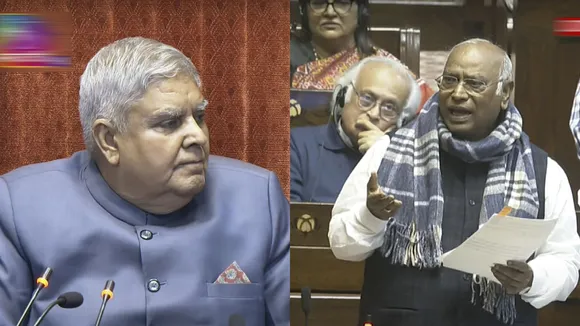 Jagdeep Dhankhar Mallikarjun Kharge Budget Session