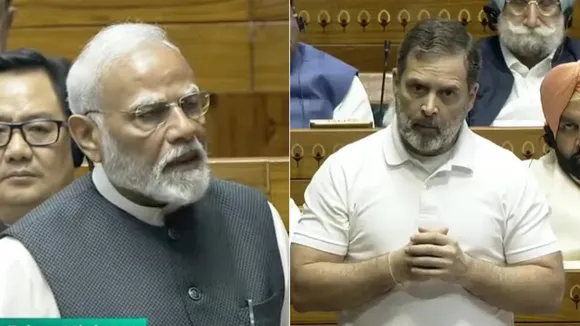 Narendra Modi and Rahul Gandhi