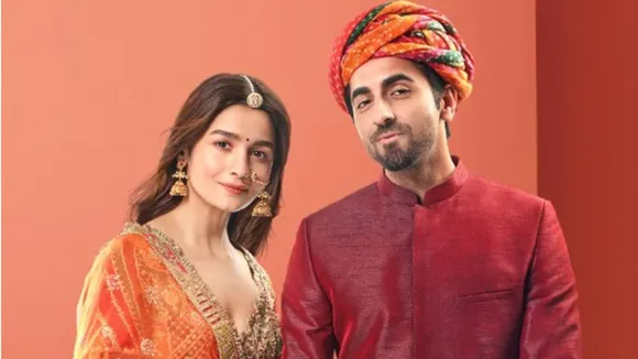 Allia Bhatt with Ayshmann Khurana image
