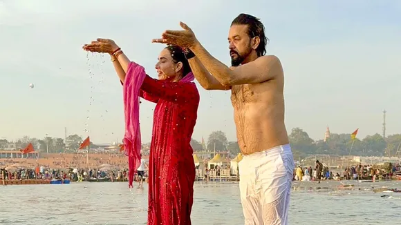 Anurag Thakur with wife