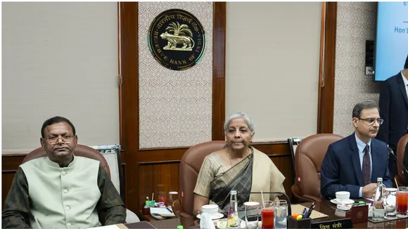 Nirmala Sitharaman RBI Governor Sanjay malhotra image