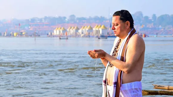 Pushkar Singh Dhami Maha Kumbh