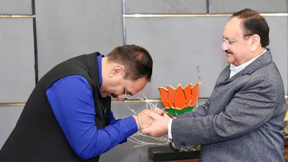 Virendra Sachdeva JP Nadda Delhi BJP