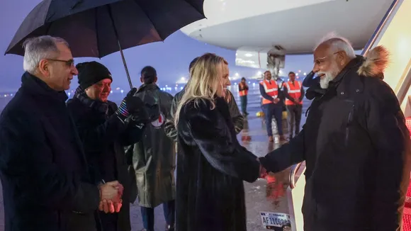 Prime Minister Narendra Modi lands in Washington DC on Wednesday, Feb 13, 2025.