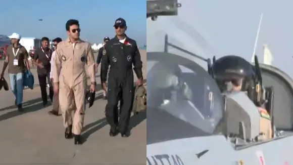 Tejasvi Surya HAL Sortie Aero India